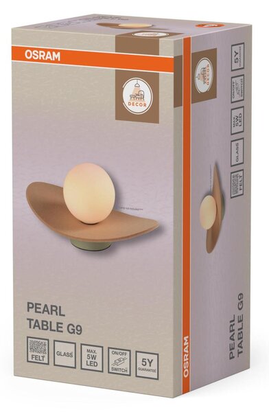 LEDVANCE stolní svítidlo Decor Pearl G9 220-240 V