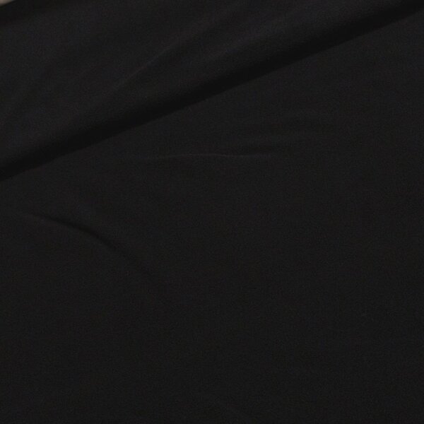 Fleece (flís) 001 jednobarevná uni černá, š.150cm (látka v metráži)