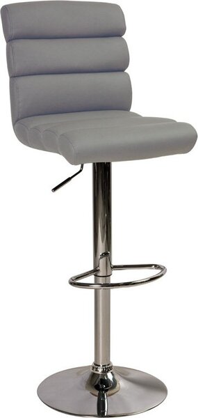 Casarredo Barová židle KROKUS C-617, chrom/šedá