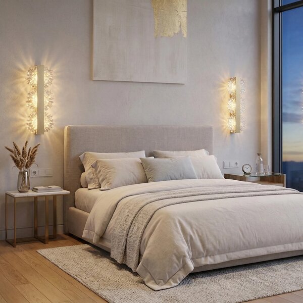 Toolight Nástěnné LED osvětlení G149-3W zlaté kartáčované