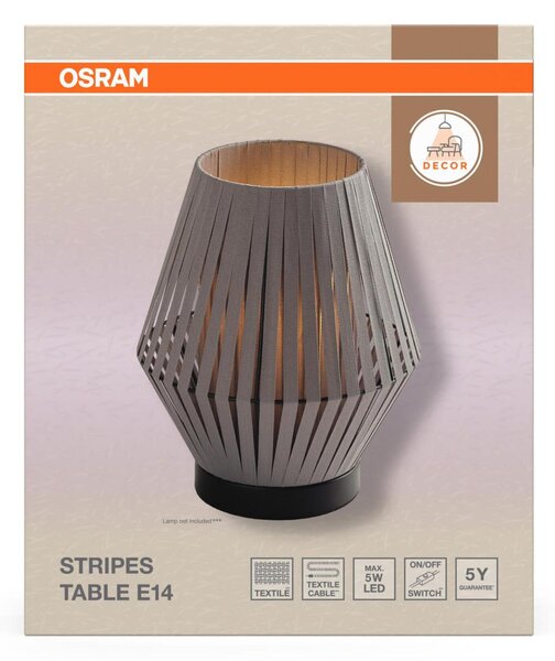 LEDVANCE stolní svítidlo Decor Stripes Table E14 220-240 V