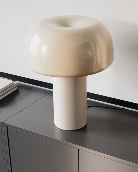 ByRydens 4024530-5504 - Stolní lampa LEAN ON ME 1xE27/8W/230V krémová
