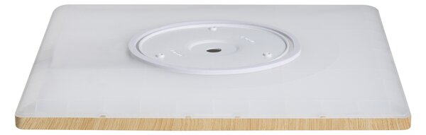 LED stropní světlo TIVORA s dálkovým ovládáním se stmívačem Světle hnědá