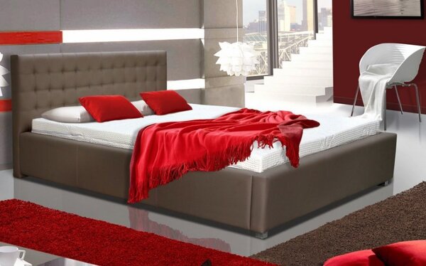 Casarredo - Komfort nábytek Čalouněná postel CARINA V 160x200, výběr látek | potah: nubuk 22