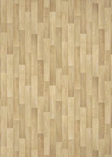 Breno PVC LINETEX Camargue 537 – světlé dřevo, šíře 200 cm