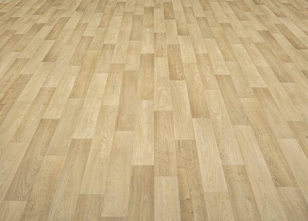 Breno PVC LINETEX Camargue 537 – světlé dřevo, šíře 200 cm
