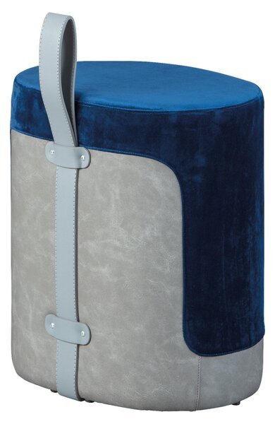 TABURET, plast, textil, kompozitní dřevo, 38/43/32,5 cm MID.YOU - Online Only lavice, Online Only