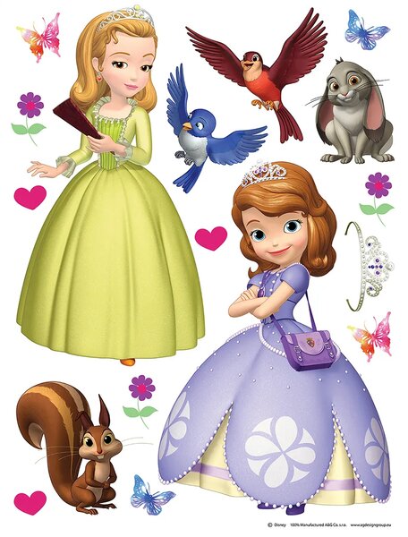 Dětská samolepka na zeď Disney Sofie | 65 x 85 cm | DDK1777