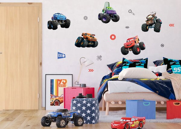 Dětská samolepka na zeď Disney Auta – Velká Kola | 65 x 85 cm | DDK1766