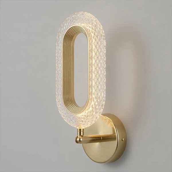Toolight Nástěnné LED osvětlení G171-W zlaté