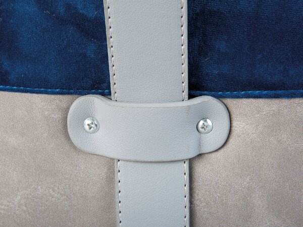 TABURET, plast, textil, kompozitní dřevo, 38/43/32,5 cm MID.YOU - Online Only lavice, Online Only