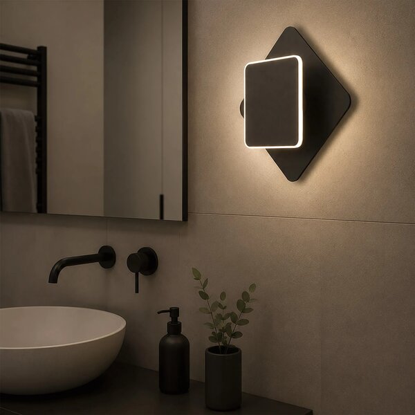 Toolight Nástěnné LED osvětlení LHJ123-W černé