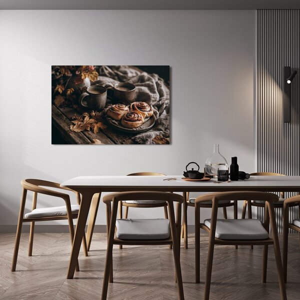 Obraz podzimní hygge s kávou