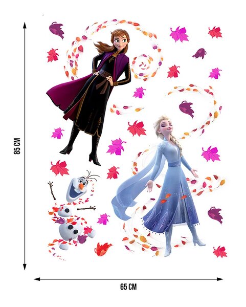 Dětská samolepka na zeď Disney Frozen – Vítr | 65 x 85 cm | DDK2317