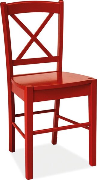 Casarredo Dřevěná jídelní židle CD-56 červená