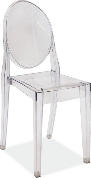 Casarredo Plastová jídelní židle MARTIN transparent