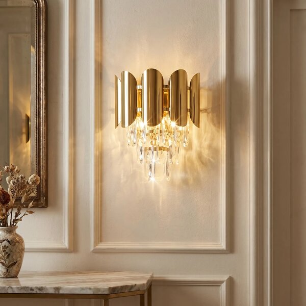 Toolight Nástěnné designové osvětlení SWE102-W zlaté