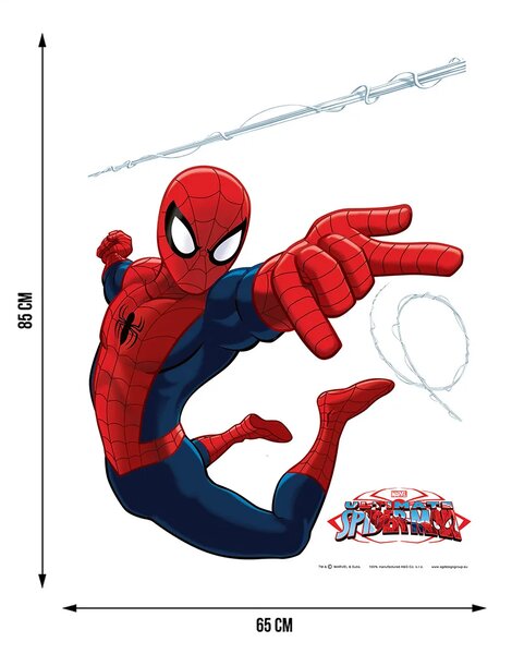 Dětská samolepka na zeď Marvel Spider-Man, Disney | 65 x 85 cm | DDK1710