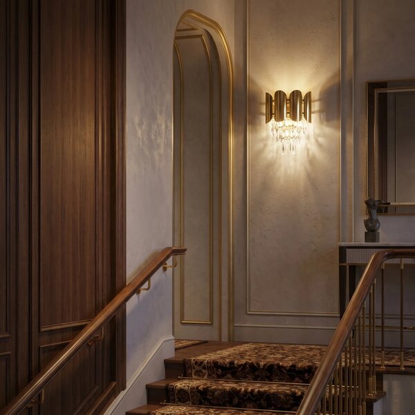 Toolight Nástěnné designové osvětlení SWE102-W zlaté