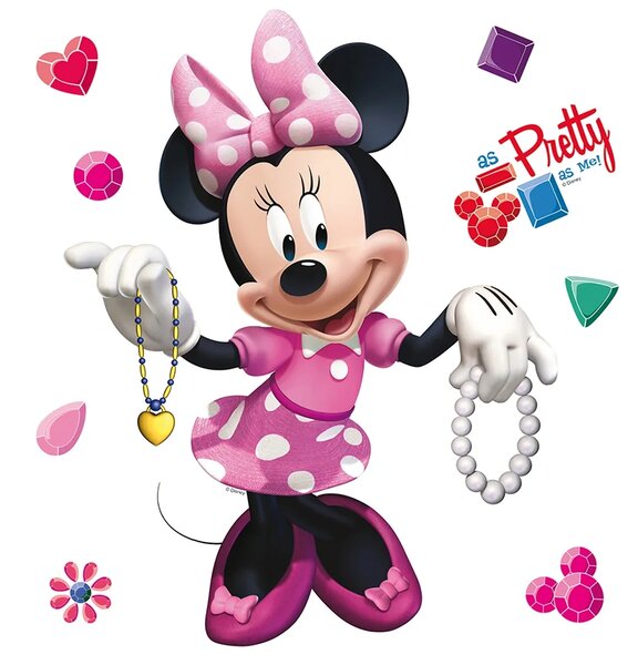 Dětská samolepka na zeď Minnie, Disney | 30 x 30 cm | DDKS 1084