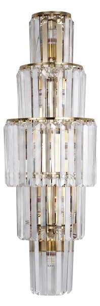 Toolight Nástěnné osvětlení Crystal SWE098-W 60 cm zlaté