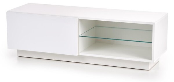 RTV stolek LIVO 120 bílá lesk (38 x 120) cm