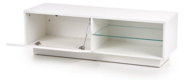 RTV stolek LIVO 120 bílá lesk (38 x 120) cm
