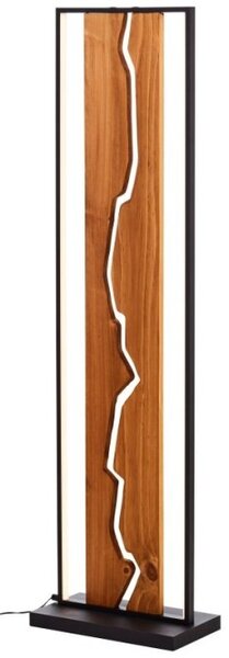 Brilliant G80111/76 Stojací LED lampa THUNDER & FSC dřevo