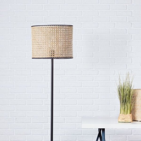 Brilliant 99091/09 Stojací lampa WILEY přírodní RATAN