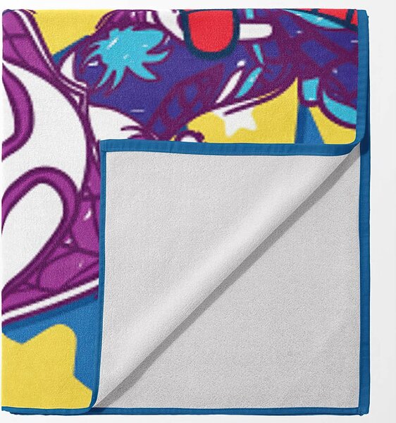 Carbotex Osuška SPIDEY PŘIPRAVENI DO AKCE, modrá, froté, 70x140cm