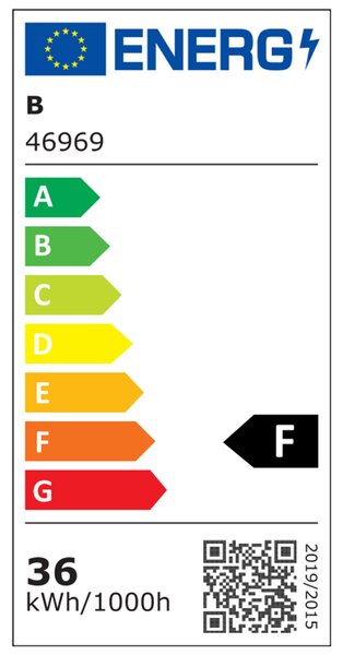 LED stropní světlo CLARELLA s dálkovým ovládáním se stmívačem Černá