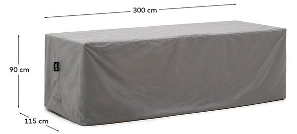 Ochranný obal na zahradní nábytek 300x115x90 cm Iria – Kave Home