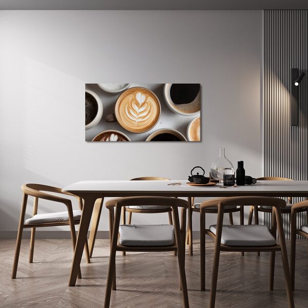 Obraz lahodné cappuccino s pěnou