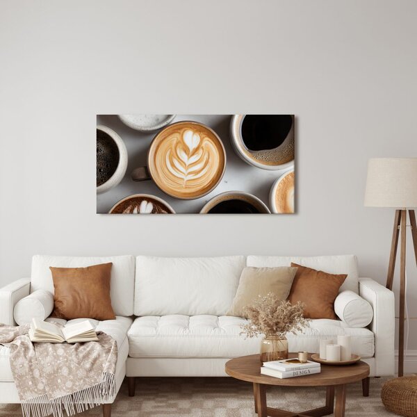 Obraz lahodné cappuccino s pěnou