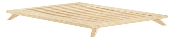 Dvoulůžková postel z borovicového dřeva s roštem 180x200 cm Senza – Karup Design