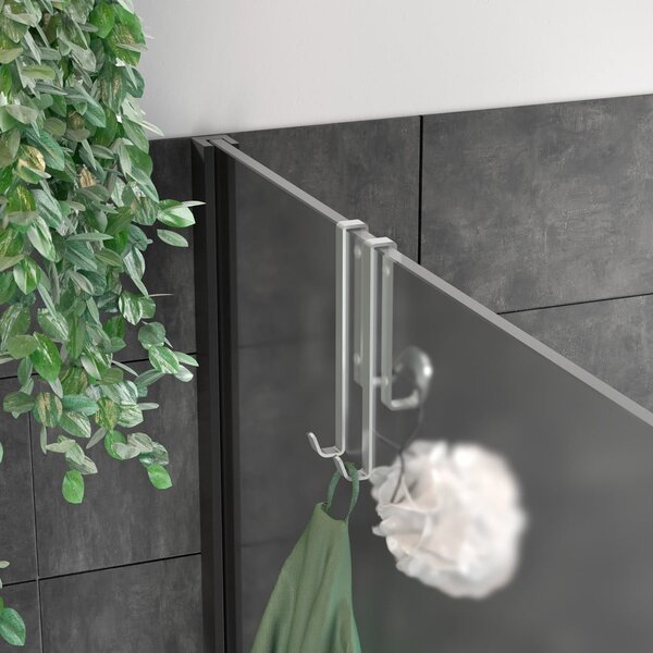 Závěsný ocelový háček ve stříbrné barvě Luxy – Metaltex
