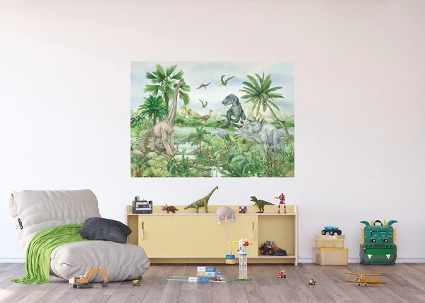Dětská vliesová fototapeta na zed' Dino | 155 x 110 cm | DFTDNM5283