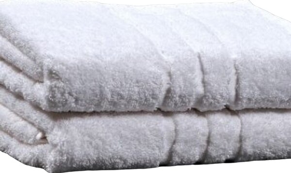 Kvalitní bílé ručníky a osušky s jedním nebo dvěma proužky dle skladových zásob. Ručníky a osušky jsou vhodné hlavně do ubytovacích zařízení. Barva osušky je bílá