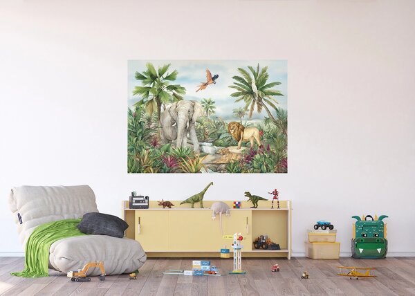 Dětská vliesová fototapeta na zed' Džungle | 155 x 110 cm | DFTDNM5287