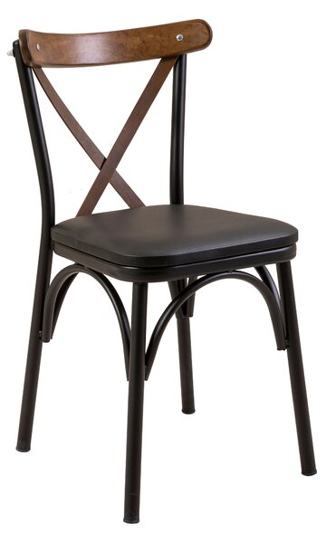 Židle Oliver Black, černá-Baroko