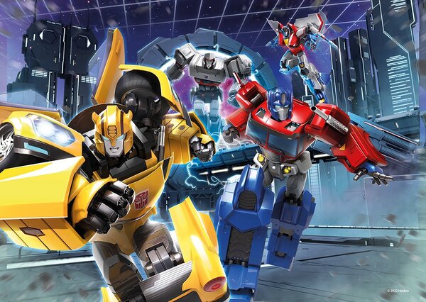 Dětská vliesová fototapeta na zed' Transformers Vzhůru do Boje | 155 x 110 cm | DFTDNM7911