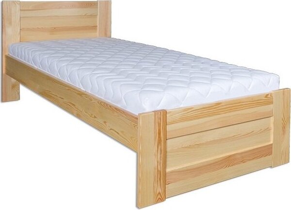 Casarredo - Komfort nábytek Masivní postel KL-121, 80x200, borovice, výběr moření | barva: bez moření borovice