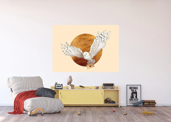 Dětská vliesová fototapeta na zed' Harry Potter Dopis z Bradavic | 155 x 110 cm | DFTDNM7907