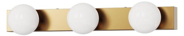 Brilagi - LED Koupelnové osvětlení zrcadla HOLLYWOOD 3xLED/3W/230V IP44 zlatá
