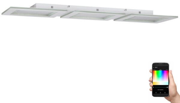 Eglo 900482 - LED RGBW Stmívatelné stropní svítidlo PADROGIANO-Z LED/42,5W/230V