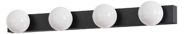 Brilagi - LED Koupelnové osvětlení zrcadla HOLLYWOOD 4xLED/3W/230V IP44 černá