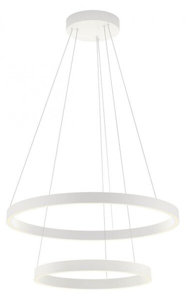 Redo Závěsné LED svítidlo Febe - 2 kruhy, ø60cm/ø40cm Barva: Černá, Teplota světla: 3000K - teplá bílá