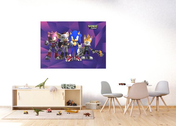 Dětská vliesová fototapeta na zed' Sonic | 155 x 110 cm | DFTDNM7913