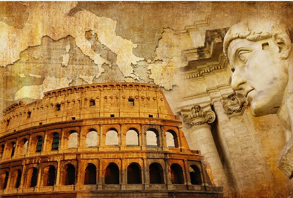 Cedule Řím - koloseum