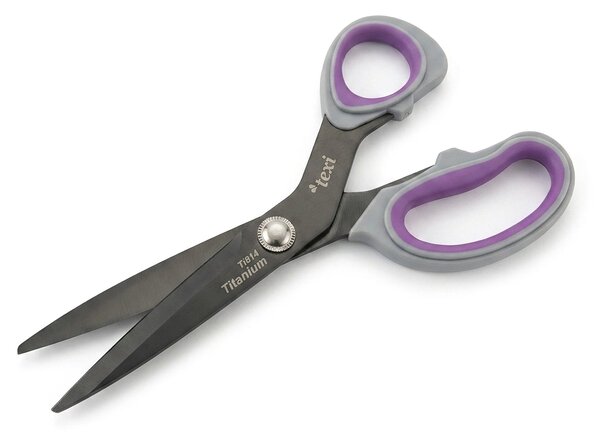 Krejčovské nůžky TEXI TITANIUM Ti814, s ergonomickou rukojetí, délka ostří 9cm, celková délka 21 cm